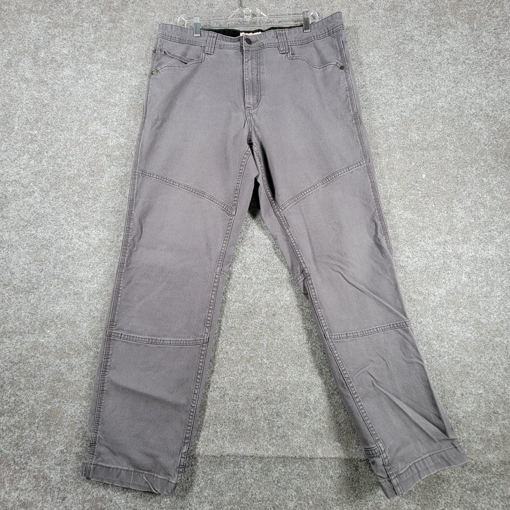 Wrangler ATG Regular Fit Utility Pants Mens 38x32‎ Gray Stretch Hiking Outdoor